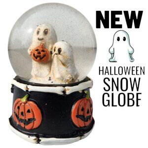 New Small Snow Globe Halloween Ghost Ghosts Jack-o-Lantern Pumpkins Decor Comes